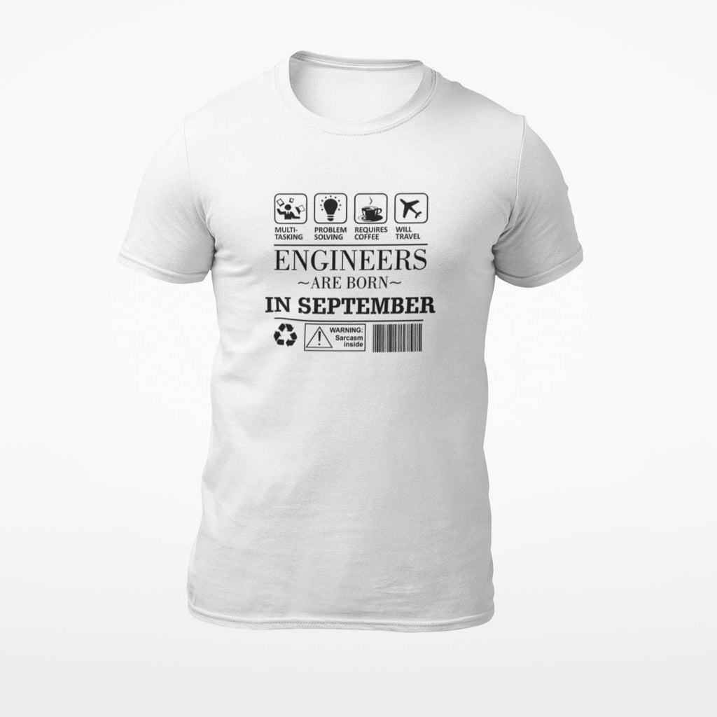Tricou personalizat Engineers are born in september