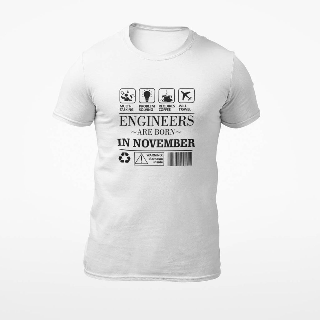 Tricou personalizat Engineers are born in november