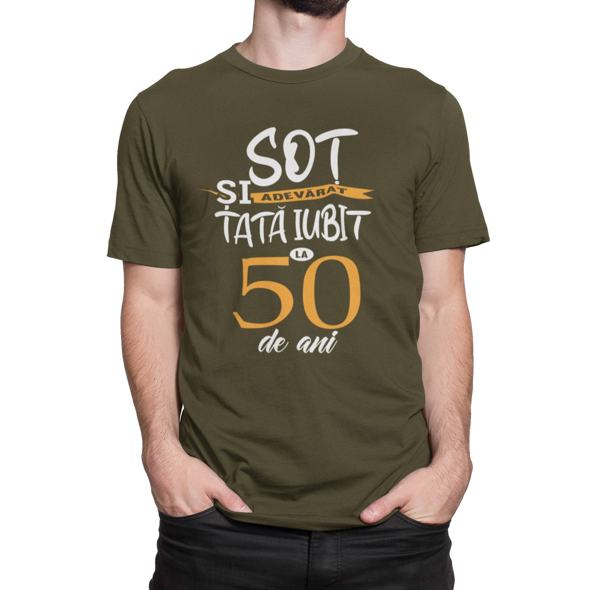 Tricou Sot adevarat si Tata iubit la 50 de ani