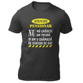 Tricou personalizat Atentie pensionar sfatos