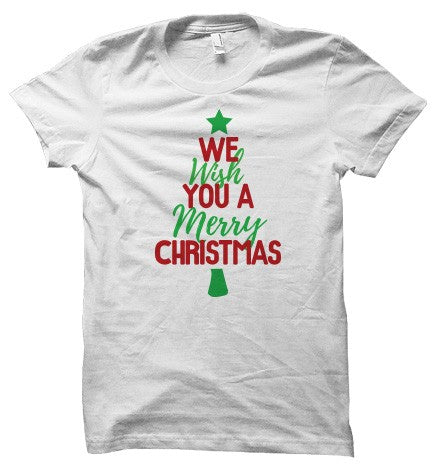 Tricou craciun We wish you a Merry Christmas